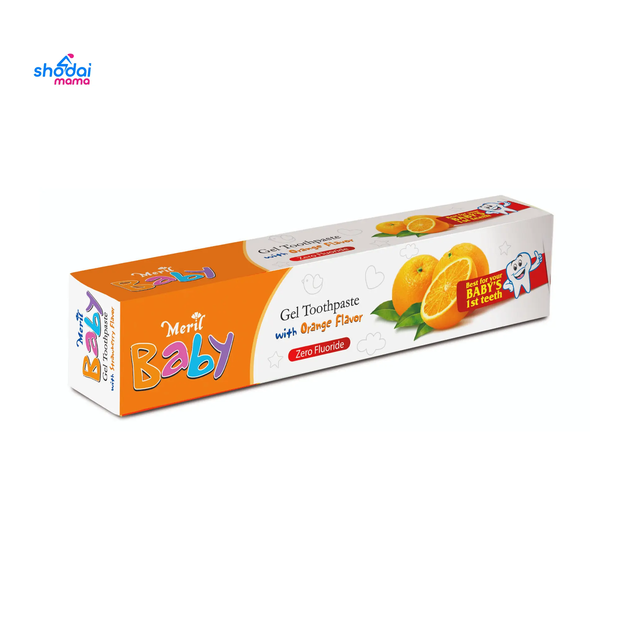 Meril Baby Orange Gel Toothpaste 45gm